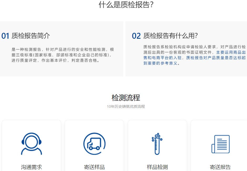 什么是质检报告